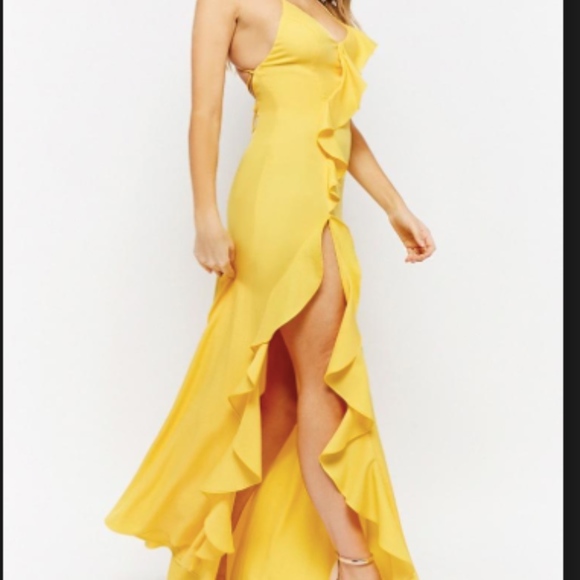 Dresses & Skirts - Yellow Formal Dress